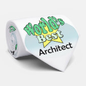 Der beste Architekt der Welt Krawatte (Gerollt)