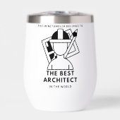 Der beste Architekt der Welt Personalisierter Name (Vorderseite)