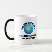 Der beste Architekturtechniker der Welt Verwandlungstasse (Links)