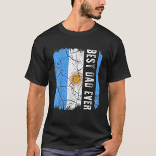 Der beste argentinische Vater je Argentinien Papa  T-Shirt