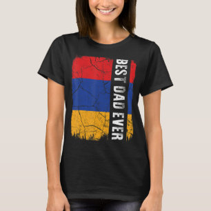 Der beste armenische Vater je Armenien Flaggentag  T-Shirt
