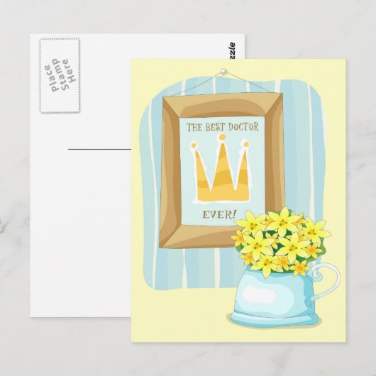 Der beste Arzt aller Zeiten Postkarte (Vorne/Hinten)
