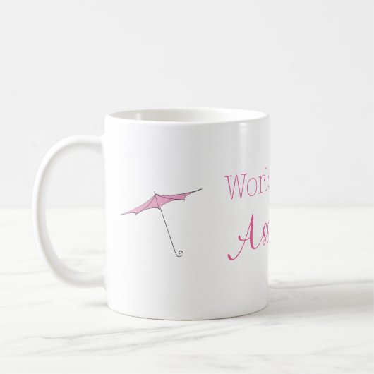 Der beste Assistent der Welt Kaffeetasse (Links)