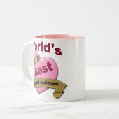 Der beste Assistenzarzt der Welt Zweifarbige Tasse (Vorderseite Links)