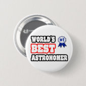 Der beste Astronome der Welt Button (Vorne & Hinten)