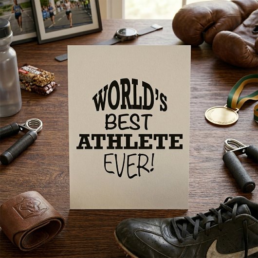 Der beste Athlet der Welt Einladung
