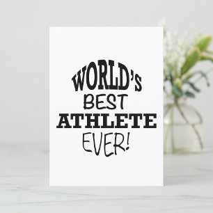 Der beste Athlet der Welt Einladung