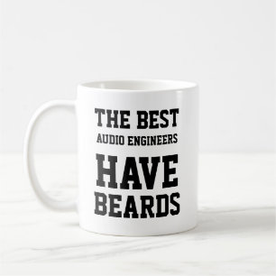 Der beste Audio-Ingenieur hat Beards Kaffeetasse