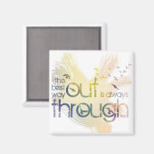 Der beste Ausweg ist immer durch Magnet (Vorderseite/Rückseite)