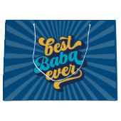 Der beste Baba-je-Vatertag Große Geschenktüte (Vorderseite)