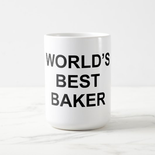 Der beste Bäcker der Welt Kaffeetasse (Mittel)