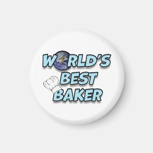 Der beste Bäcker der Welt Magnet (Vorne)