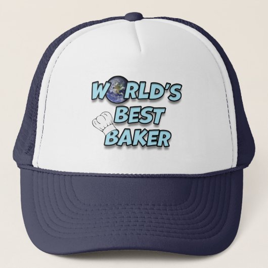 Der beste Bäcker der Welt Truckerkappe (Vorderseite)