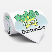 Der beste Barkeeper der Welt Krawatte (Gerollt)