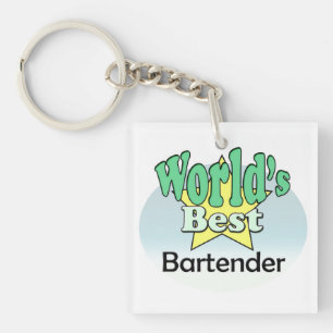 Der beste Barkeeper der Welt Schlüsselanhänger