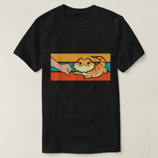 Der beste Bartdrache-Mo der Mama-Welt T-Shirt (Design vorne)