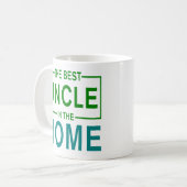 Der beste beste Onkel Quotes Onkel-In The Home Kaffeetasse (Vorderseite Links)