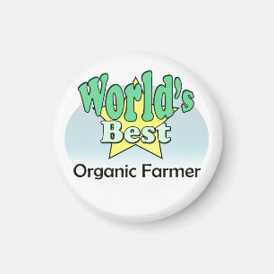 Der beste Bio Bauer der Welt Magnet