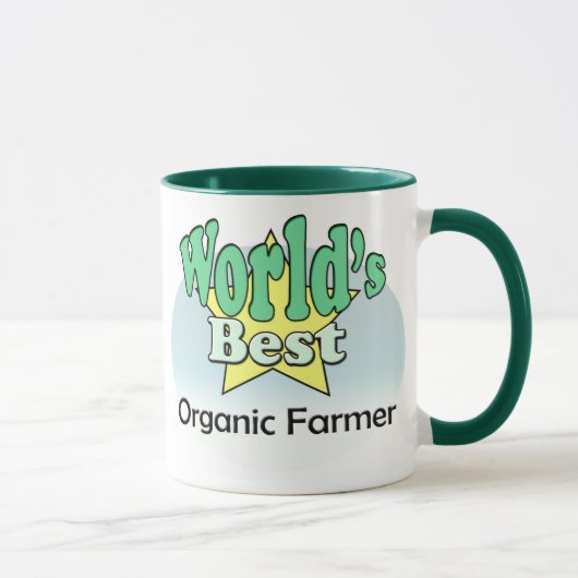 Der beste Bio Bauer der Welt Tasse (Rechts)