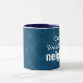Der beste blaue Nachbarindividuelle Name v7 der Tasse (Zentrum)