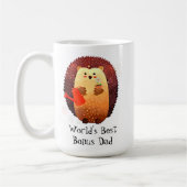 Der beste Bonus-Vater der niedlichen Igel Animal W Kaffeetasse (Links)