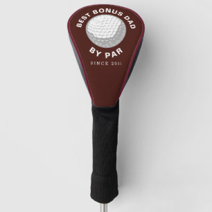 Der beste Bonus-Vater nach Par Vaters Tag Custom Golf Headcover