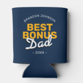 Der beste Bonus Vater Vatertag Dosenkühler (Rückseite)