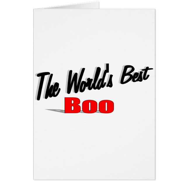 Der beste Boo der Welt (Vorne)