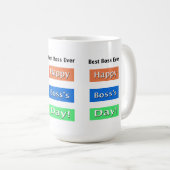 Der beste Boss aller Zeiten Kaffeetasse (VorderseiteRechts)