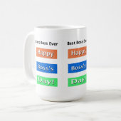 Der beste Boss aller Zeiten Kaffeetasse (Vorderseite Links)