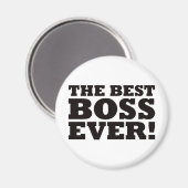 Der beste Boss aller Zeiten Magnet (Vorderseite/Rückseite)