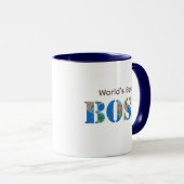 Der beste Boss der personalisierten Welt, physisch Tasse (VorderseiteRechts)