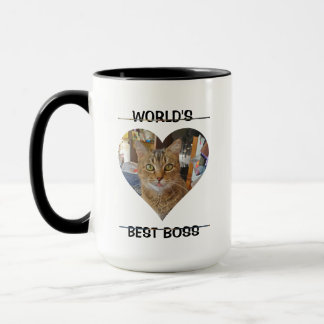 Der beste Boss der Welt | Funny Cat Picture and Na Tasse