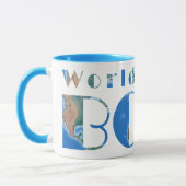 Der beste Boss der Welt, globale physische Karte Tasse (Links)