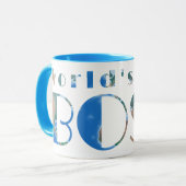 Der beste Boss der Welt, globale physische Karte Tasse (Vorderseite Links)