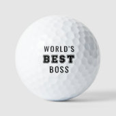 Der beste Boss der Welt Golfball (Vorderseite)