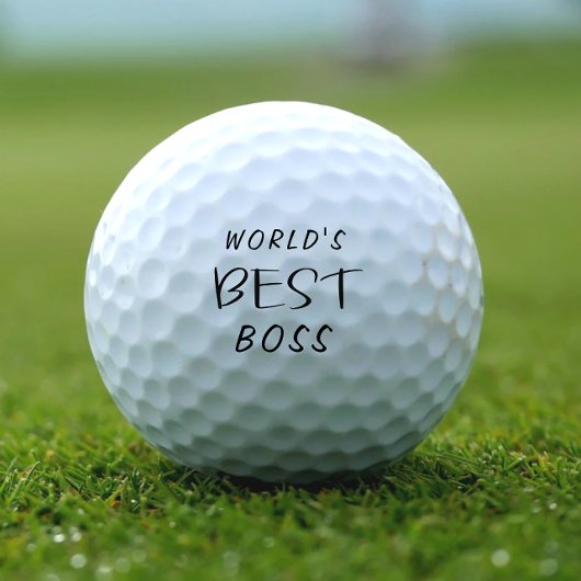 Der beste Boss der Welt Golfball