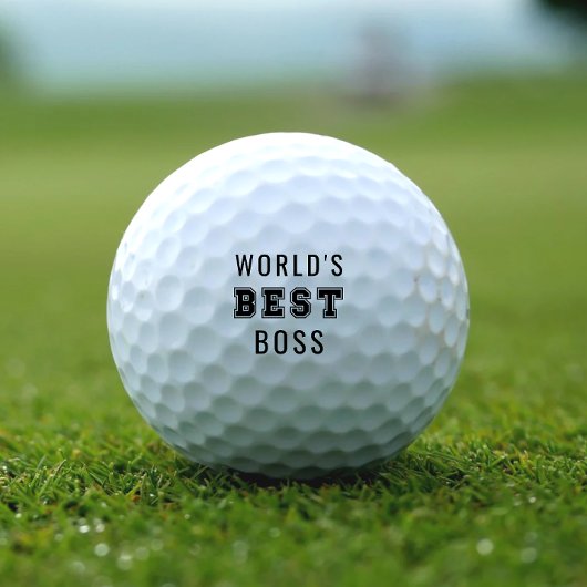 Der beste Boss der Welt Golfball