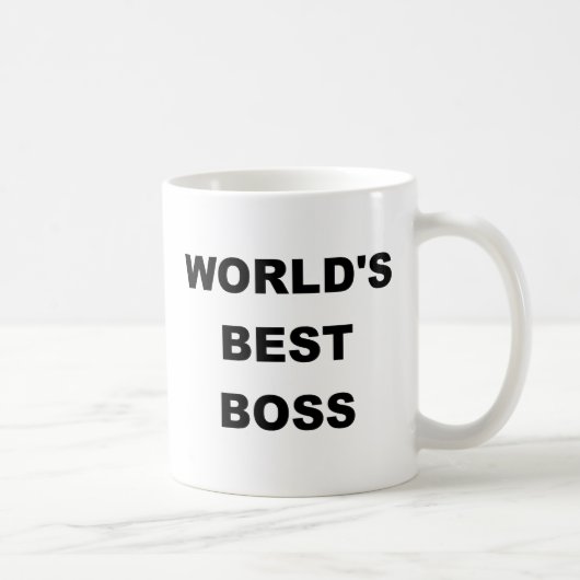 Der beste Boss der Welt Kaffeetasse (Rechts)