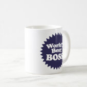 Der beste Boss der Welt Kaffeetasse (VorderseiteRechts)