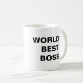 Der beste Boss der Welt Kaffeetasse (VorderseiteRechts)