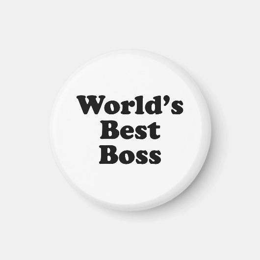 Der beste Boss der Welt Magnet (Vorne)