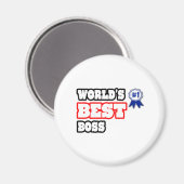 Der beste Boss der Welt Magnet (Vorderseite/Rückseite)
