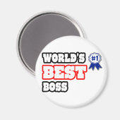 Der beste Boss der Welt Magnet (Vorderseite/Rückseite)