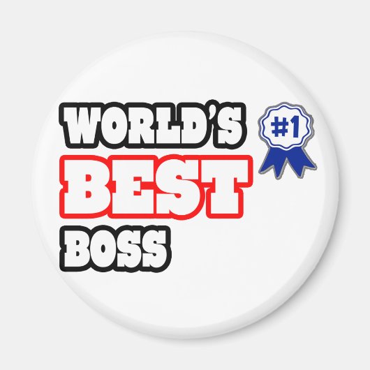 Der beste Boss der Welt Magnet (Vorne)