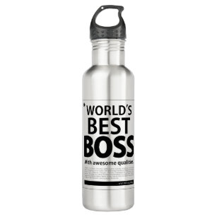 Der beste Boss der Welt, mit guter Qualität Edelstahlflasche