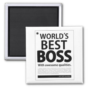 Der beste Boss der Welt, mit guter Qualität Magnet