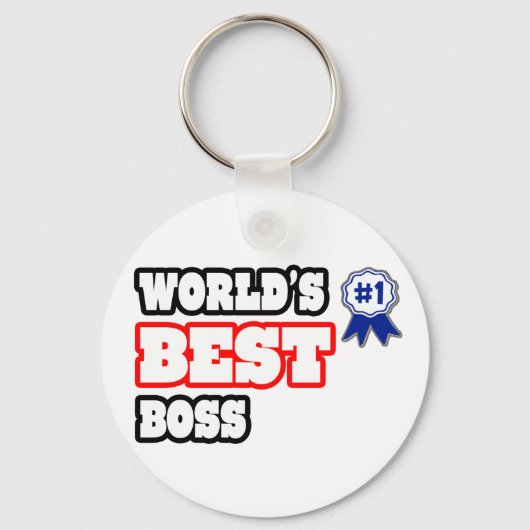 Der beste Boss der Welt Schlüsselanhänger (Vorderseite)