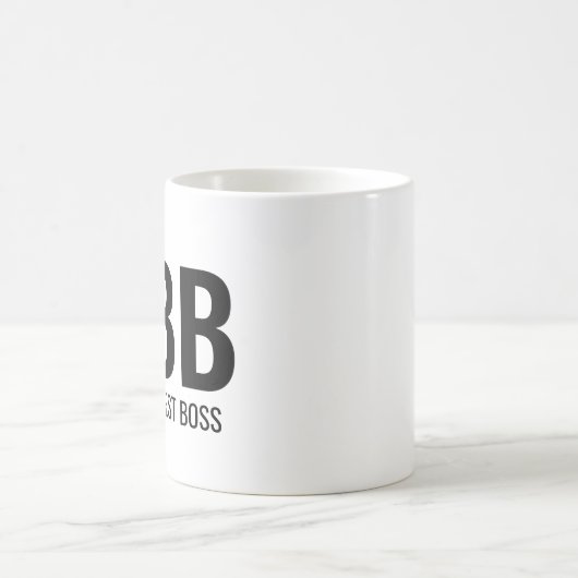 Der beste Boss-Funny-Zitat für einfachen Schwarzen Kaffeetasse (Mittel)
