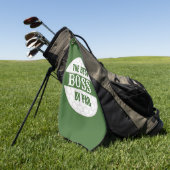 Der beste Boss von Par Golfers Funny Pub Golfhandtuch (Gras)